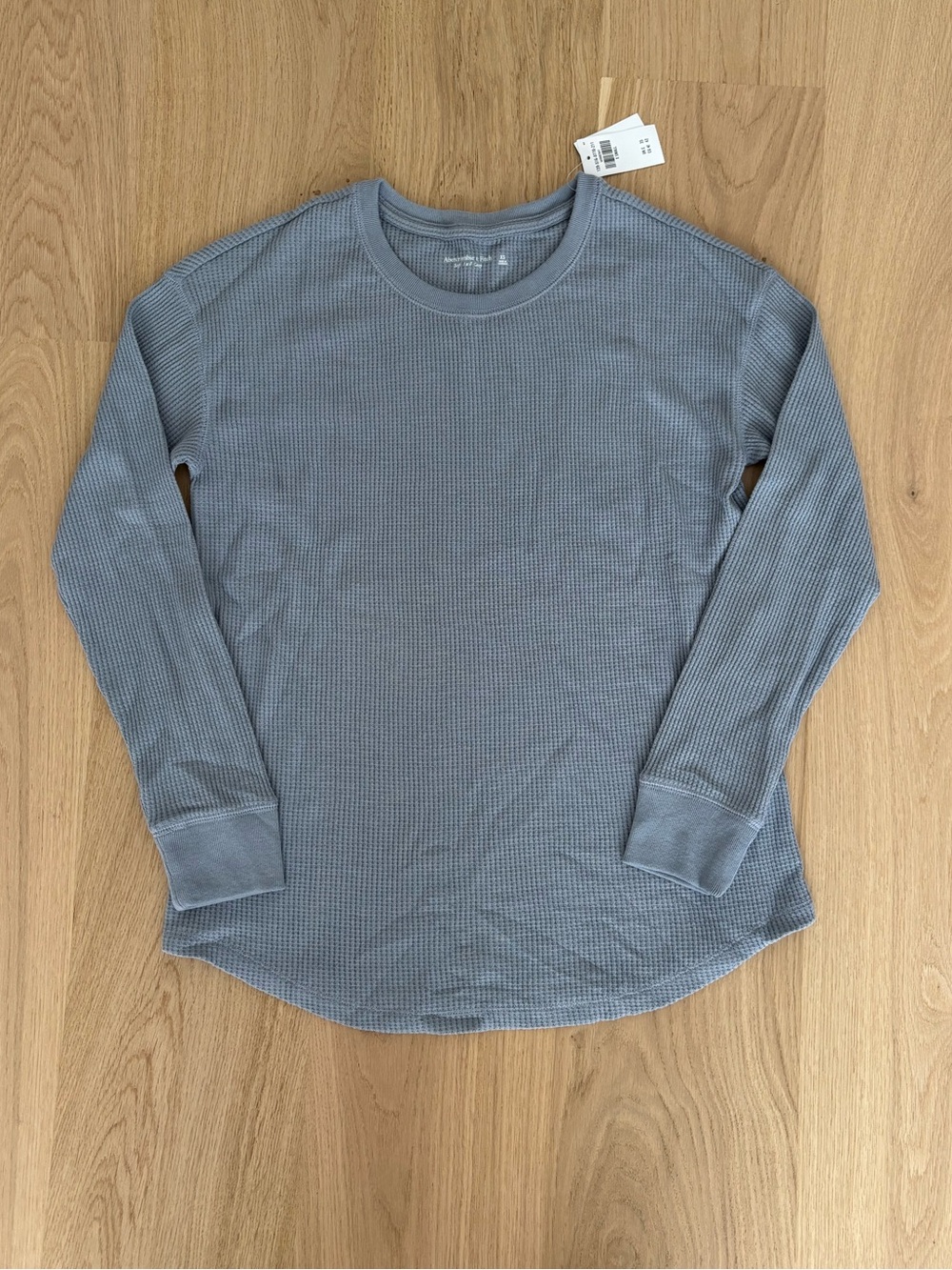 NWT A&F Long-Sleeve Waffle Crew